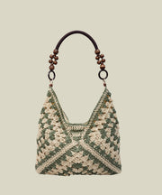 New Retro Hollow Out Knit Womens Shoulder Bags