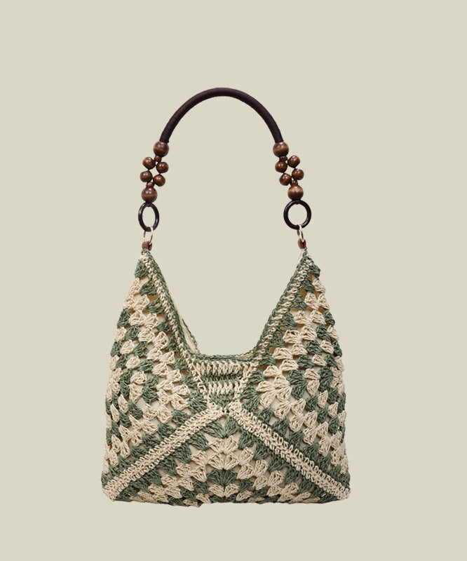 New Retro Hollow Out Knit Womens Shoulder Bags