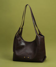 New Retro Large Capacity Solid Durable Faux Leather Women Handbags