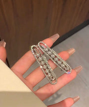 New Silk Alloy Pearl Zircon A Pair Hairpin