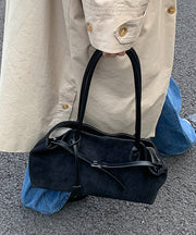 New Stylish Yellow Large Capacity Suede Shoulder Bag