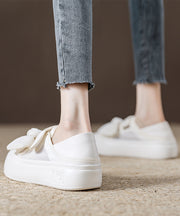 New Velcro Splicing Pink Casual Board Shoes