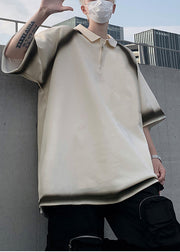New White Oversized Tie Dye Cotton Mens Graphic Tees Summer