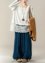 New Yellow V Neck Floral Knit Vest Cotton T Shirt And Corduroy Pants 3 Piece Set Fall