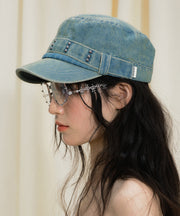 Novelty Vogue Blue Rivet Denim Breton Hat
