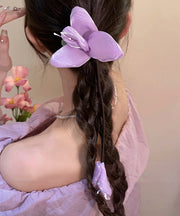 Orange Fabric Bellflower Weaving Hair Band