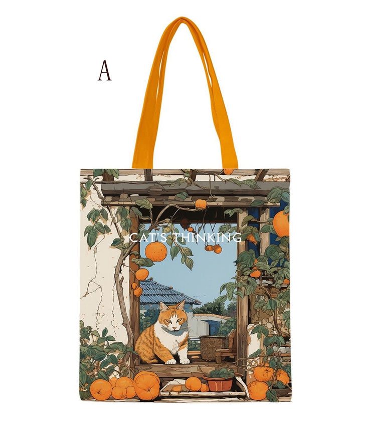 Original Canvas Print Large Capacity Shoulder Bag
