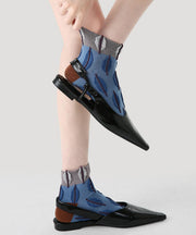 Original Colorblock Jacquard Ankle Socks Thin Breathable