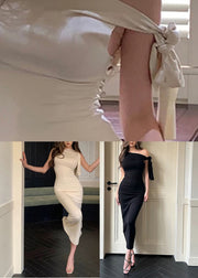 Original Design Apricot Asymmetrical Vacation Long Dresses Summer