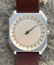 Original Design Black Leather Quartz Movement Square Watches