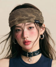 Original Design Camouflage Coffee Baotou Headband