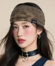 Original Design Camouflage Coffee Baotou Headband