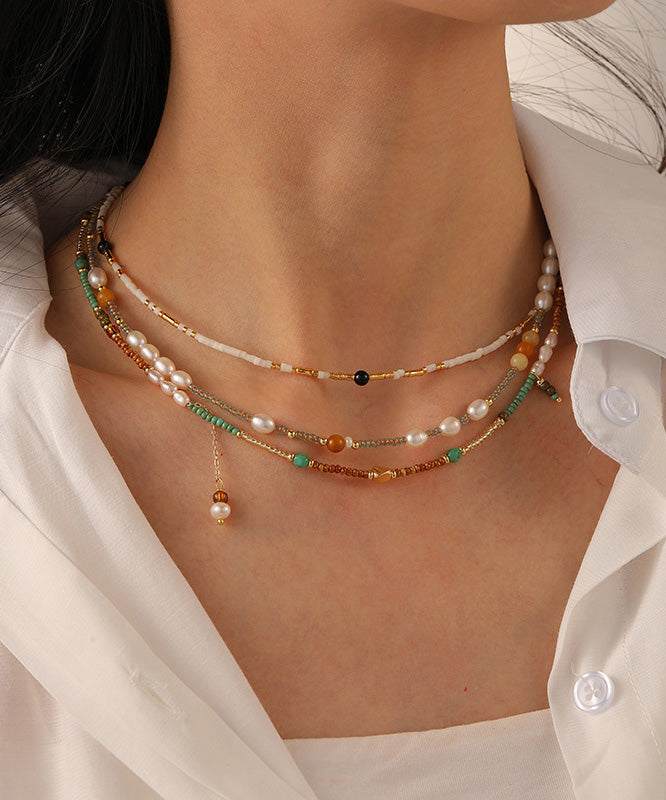Original Design Gold Alloy Pearl Beading Baby&