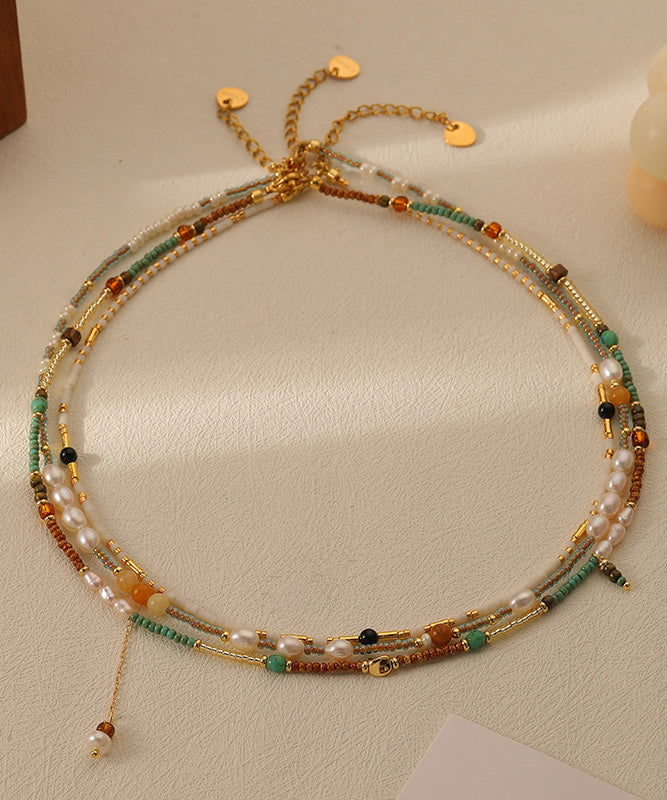 Original Design Gold Alloy Pearl Beading Baby&