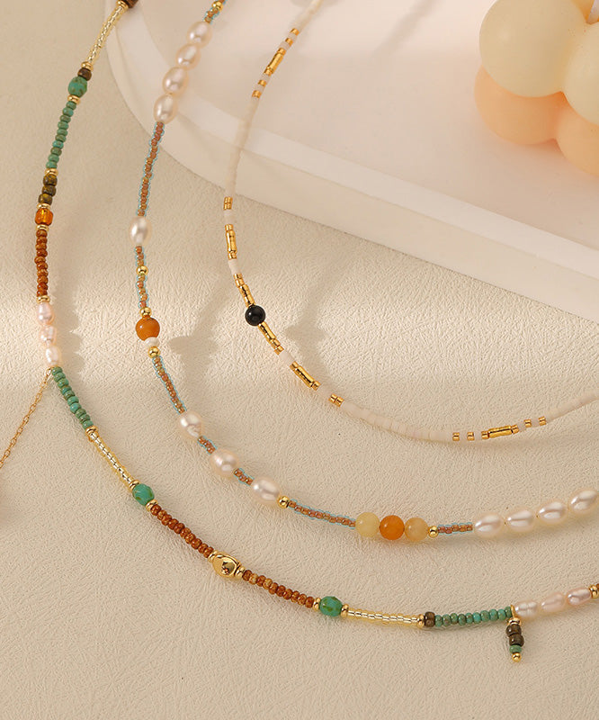 Original Design Gold Alloy Pearl Beading Baby&