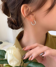 Original Design Gold Copper Alloy Hoop Earrings