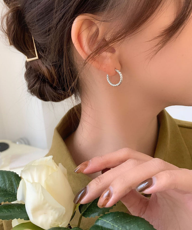 Original Design Gold Copper Alloy Hoop Earrings