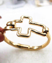 Original Design Gold Metal Open Bangle