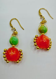 Original Design Gourd Shaped Fine Acrylic Drop Earrings