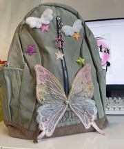 Original Design Green Butterfly Large Capacity Backpack Bag