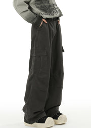 Original Design Green Pockets High Waist Denim Men Pants Spring