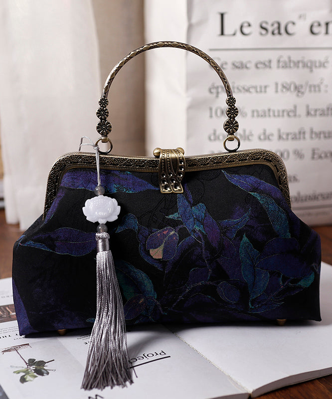Original Design Handmade Print Chinese Style Tote Handbag