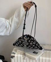 Original Design Mulberry Hollow Out Drawstring Faux Leather Shoulder Bags