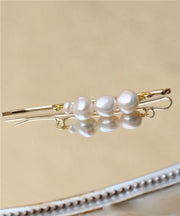 Original Design Purple Metal Alloy Pearl Hairpin
