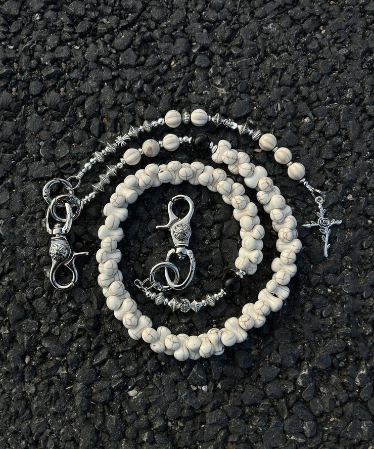 Original Design Silk Metal Pearl Beading Waist Chain