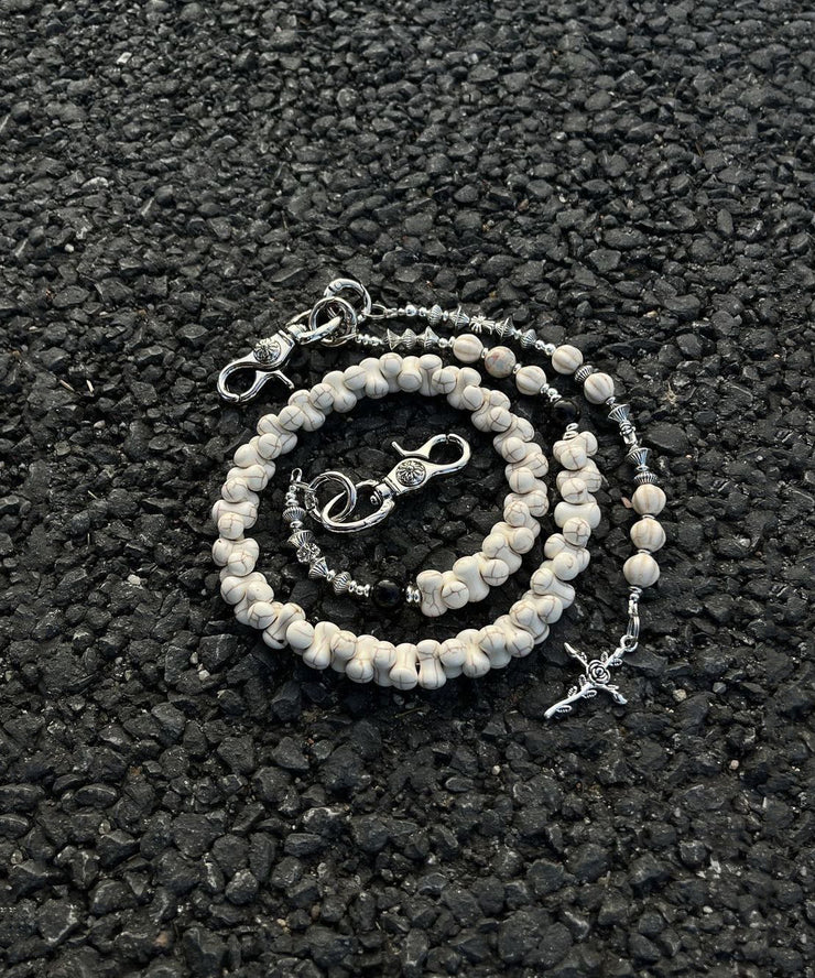 Original Design Silk Metal Pearl Beading Waist Chain