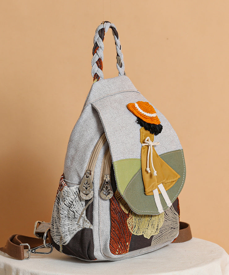 Original Design Versatile Canvas Backpack Bag