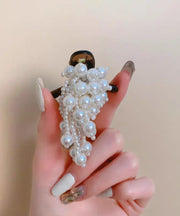 Original Design White Acrylic Pearl Tassel Hairpin