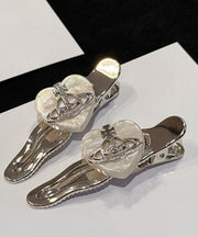 Original Design White Stainless Steel Love Hairpin