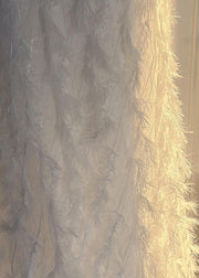 Original Design White V Neck High Waist Party Dress Sleeveless