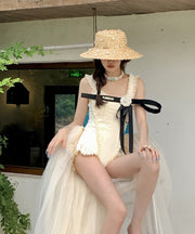 Original Design Zircon Straw Woven Holiday Sun Hat