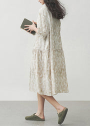 Original Peter Pan Collar Tie Dye Print Shirt Dress Summer