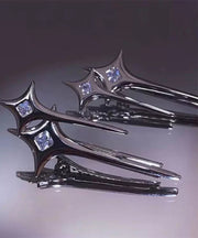 Original Silk Metal Alloy Zircon Star Hairpin