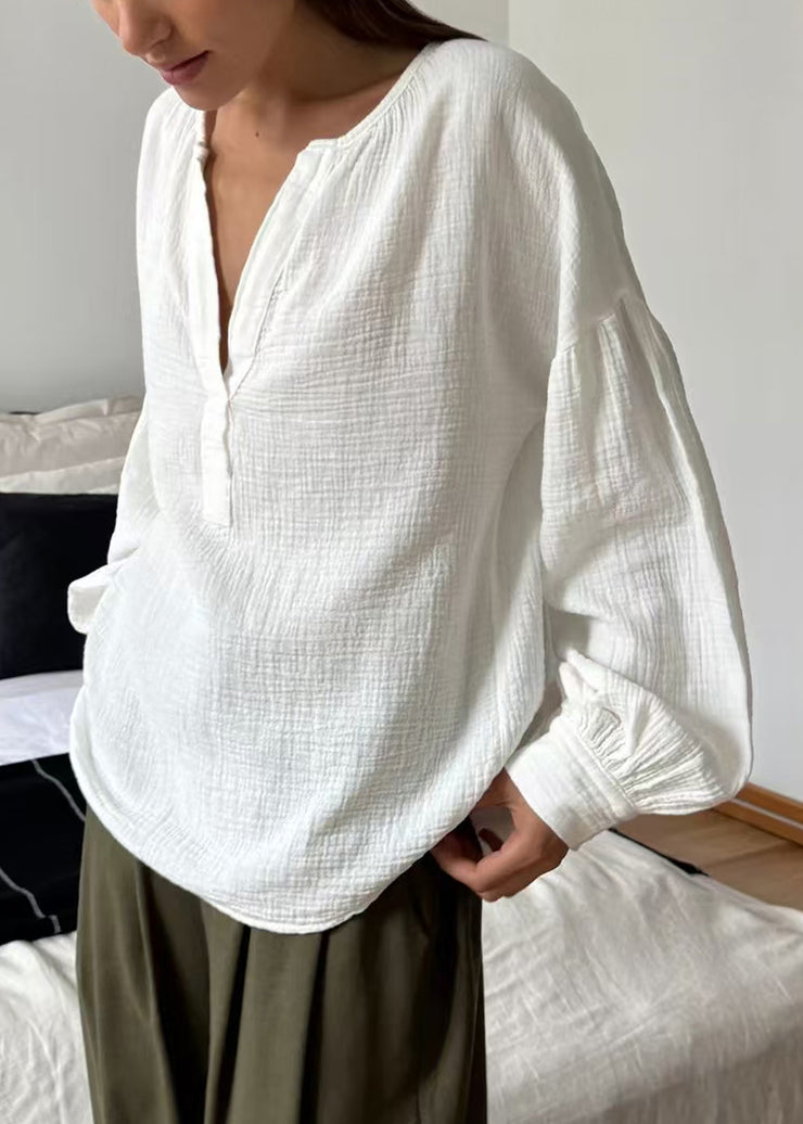 Plus Size Green V Neck Patchwork Solid Tops Fall