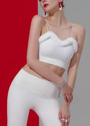 Push Up Red High Waist Sports Bra And Leggings Set Suit Running Leggings