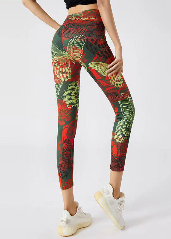Push Up Tea Green High Waist Capri Gymshark Legging