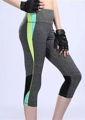 Push Up Tummy Control Capri Leggings Running Leggings