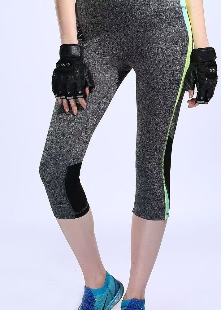 Push Up Tummy Control Capri Leggings Running Leggings