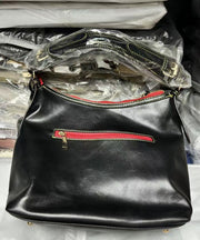 Retro Brown Solid Durable Faux Leather Satchel Handbag