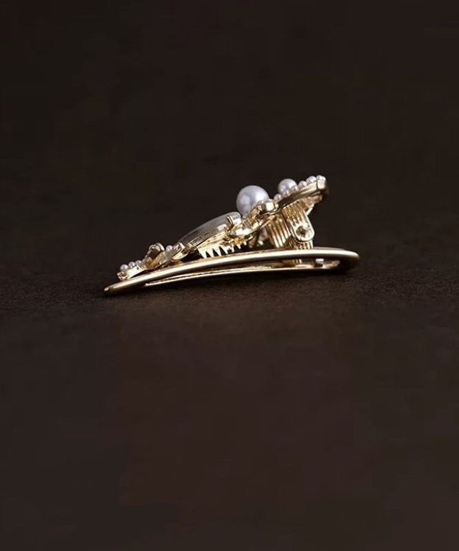 Retro Gold Alloy Pearl Cat&
