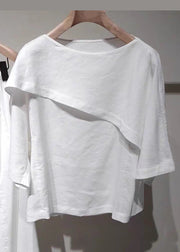 Simple Blue O-Neck Solid Cotton T Shirt Half Sleeve