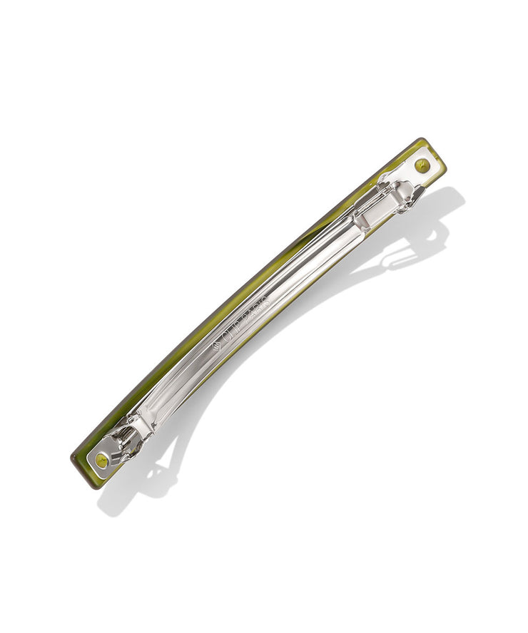 Simple Chic Green Metal Resin Barrettes Hairpin