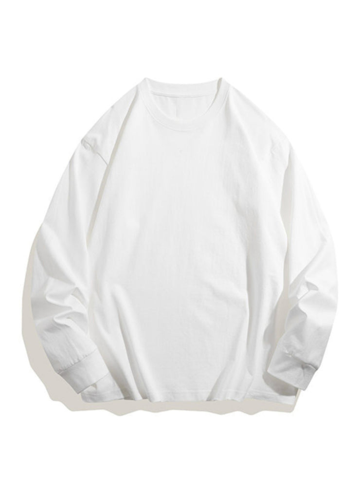 Simple White O Neck Cotton Best T Shirts For Men Spring
