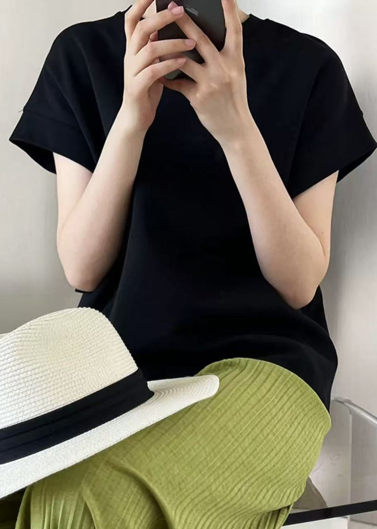 Simple White Oversized Cotton Tank Summer