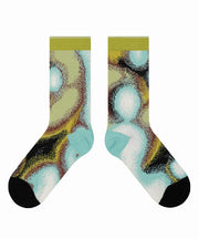 Street Trendy Print Cotton Crew Socks