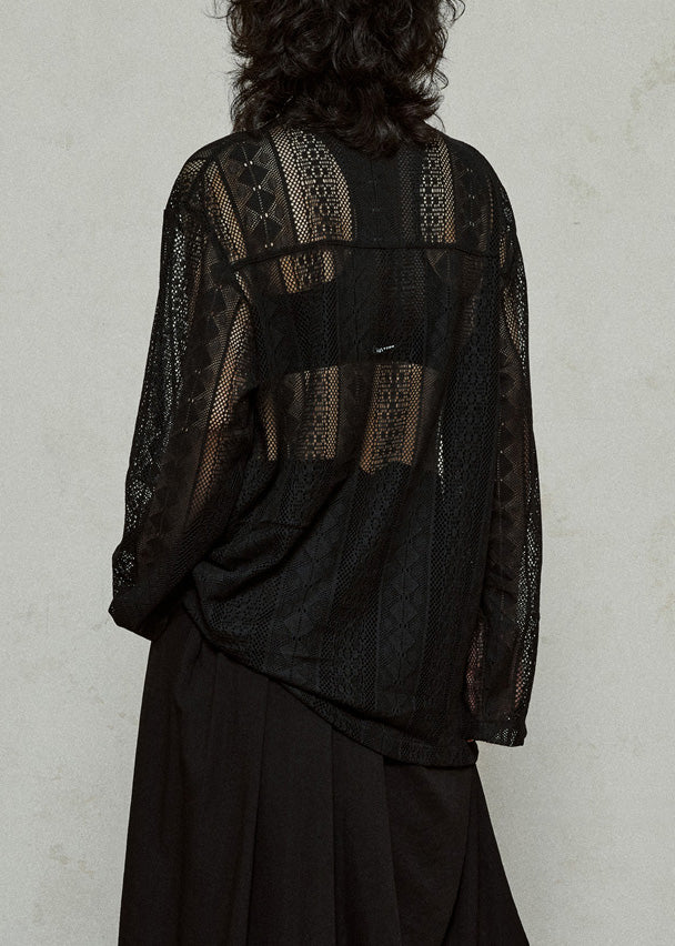 Style Black Bow Cozy Knit UPF 50+ Coat Jacket Fall